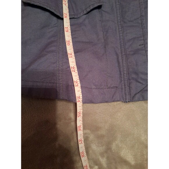 Toad and Co Purple Jacket Size Small Linen and Cotton Pockets Button Closure - Picture 11 of 15